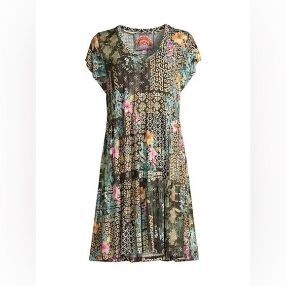 Johnny Was Dresses & Skirts - Johnny Was Weller Tiered Hem Dress XS